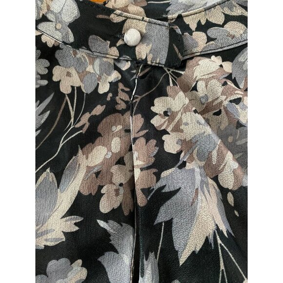 Vintage Paley Plus New York Plus Size Women's Sheer Floral Tunic Blouse, Polyest - Picture 7 of 7